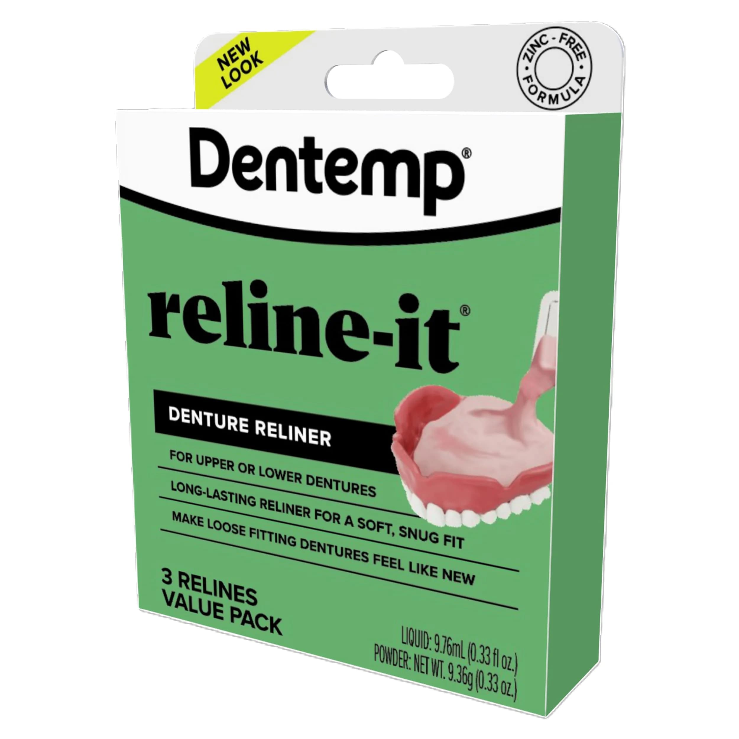 Dentemp Reline-It Denture Reline Kit Value Pack 6 Relines (2 Packs) | Custom Fit for Secure, Stable Dentures - view 8