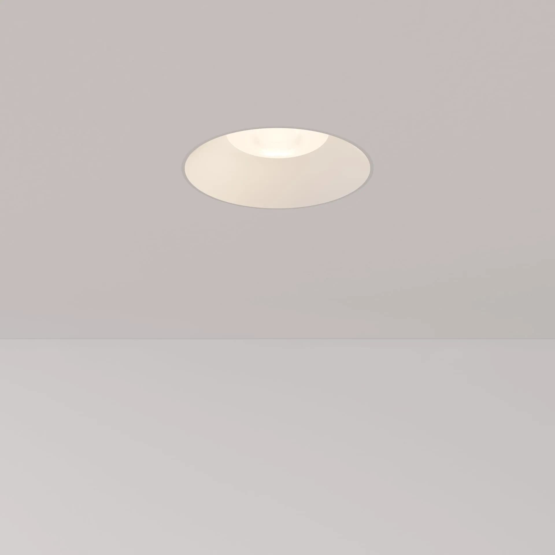VidaLite Libra 3in White LED Recessed Ceiling Light | Selectable 5CCT & Full Range Dimmer, 1000LM, 12W, Wet Rated