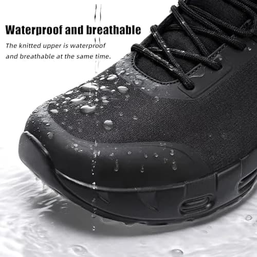 KEFUWU Military Tactical Boots Men Wide Waterproof 6 Inches | Lightweight, Breathable & Supportive thumbnail 2