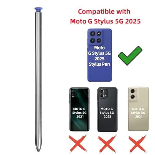 TYHJ Stylus Pen for Moto G Stylus 5G 2025 | Battery-Free Touch Screen Replacement (4.5 inches, Metal, Pantone Surf The Web) thumbnail 2