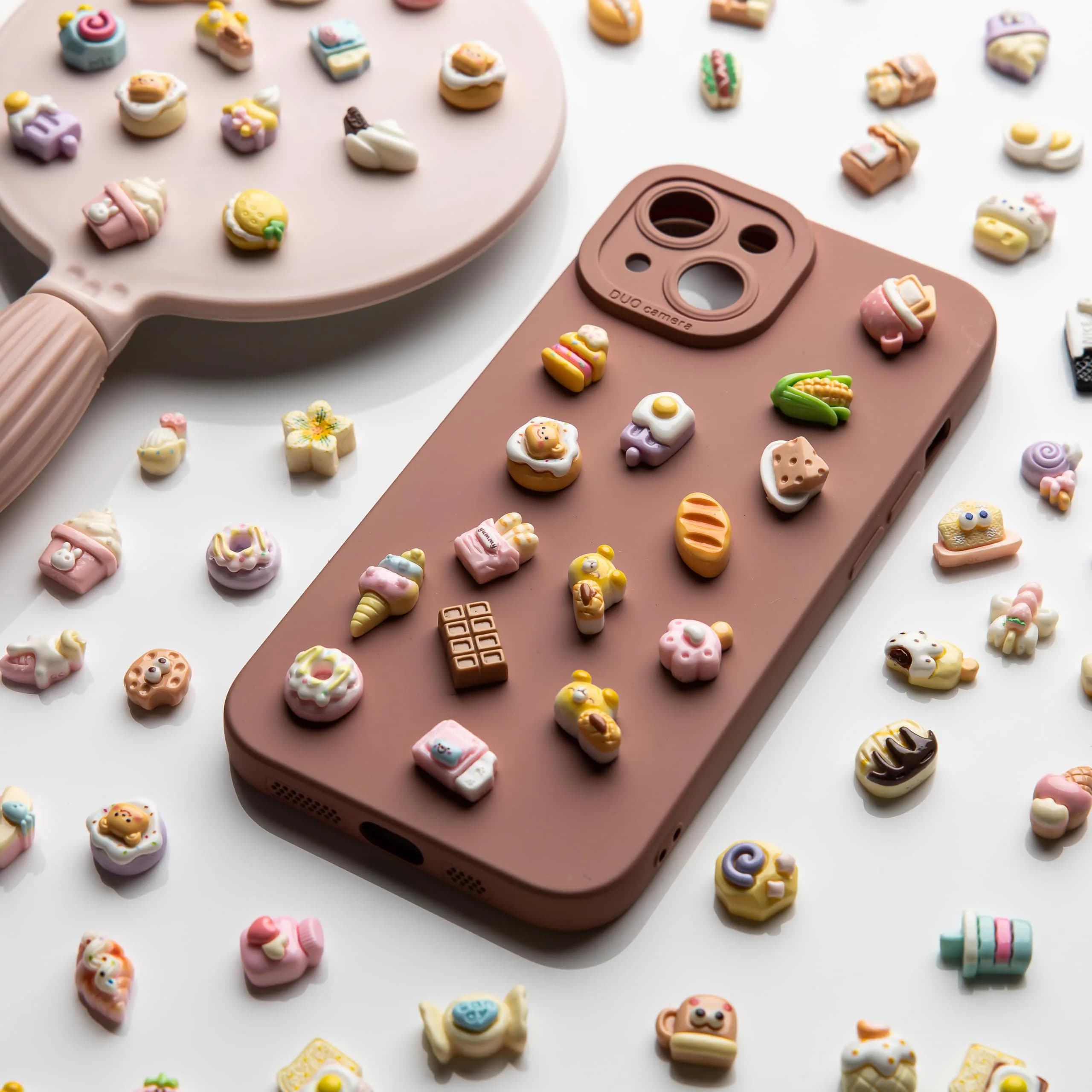 LEEXINLUU Food Charms Set | 30 Unique Mini Resin Charms for Crafts - view 5