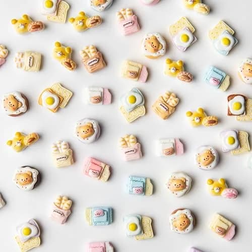 LEEXINLUU Food Charms Set | 30 Unique Mini Resin Charms for Crafts thumbnail 2