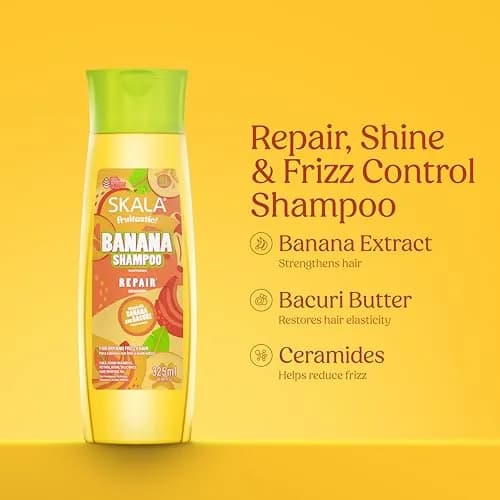 SKALA Fruitastic Banana Shampoo for Frizzy & Brittle Hair 10.99 Fl Oz | Gentle, Vegan, Paraben-Free thumbnail 2