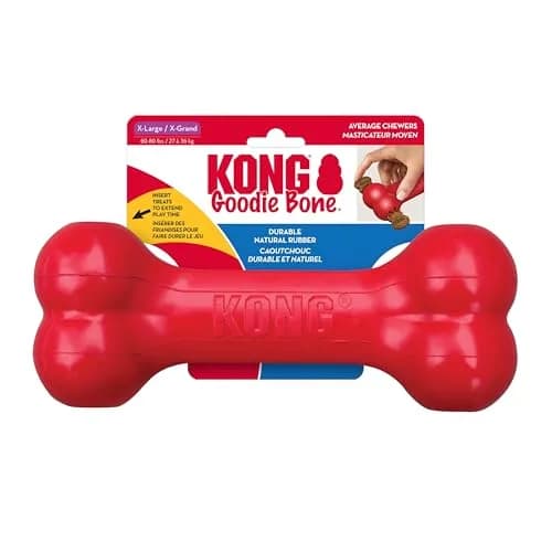 KONG Goodie Bone Natural Rubber Treat Toy for Extra Large Dogs | Durable Chew Toy for Aggressive Chewers thumbnail 1