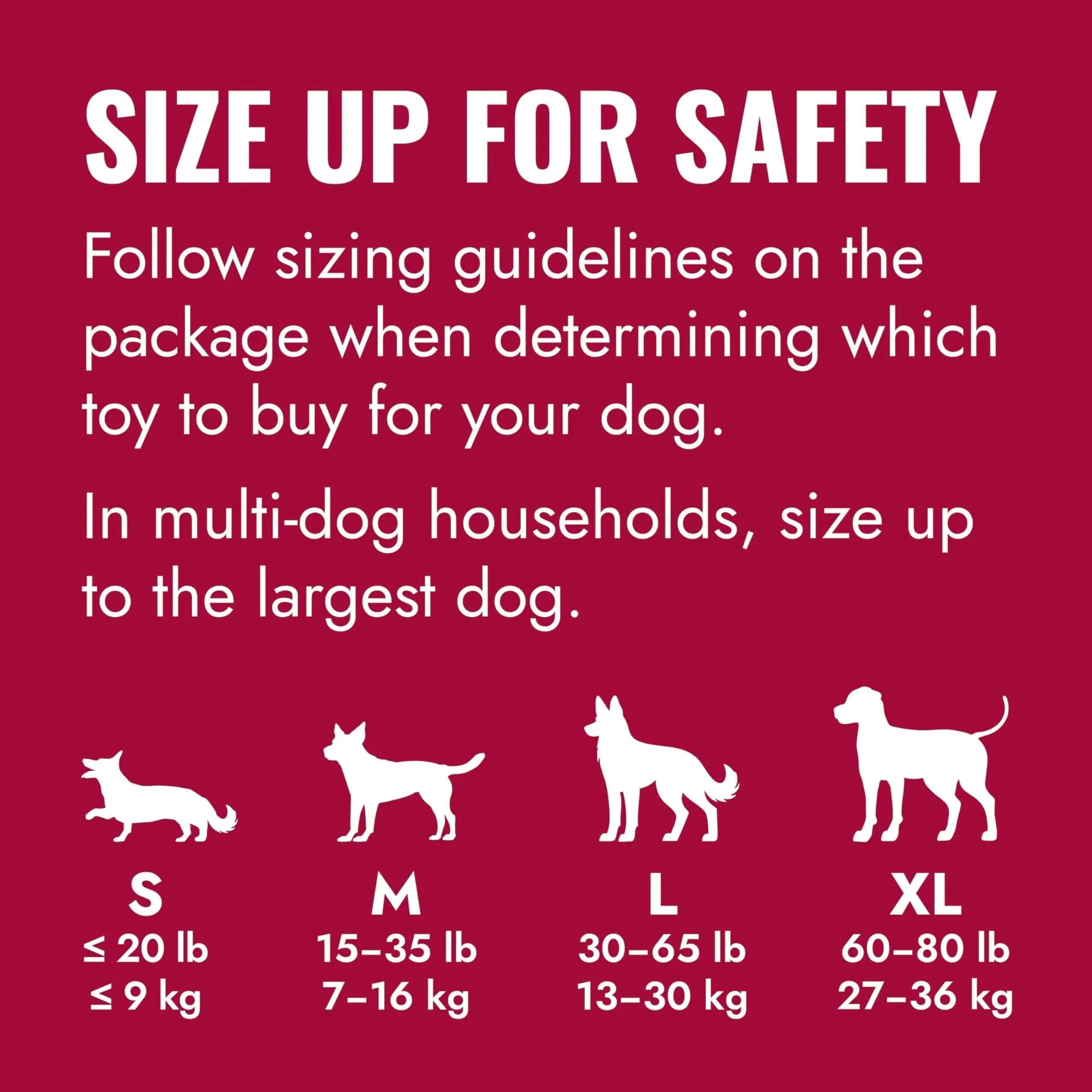 KONG Goodie Bone Natural Rubber Treat Toy for Extra Large Dogs | Durable Chew Toy for Aggressive Chewers thumbnail 3