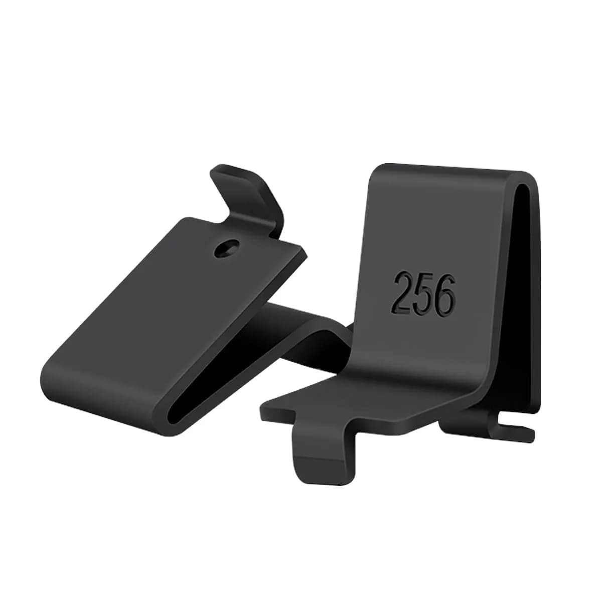 Lenink Pilaster Shelf Clip 28 Pcs Black | Adjustable Support for Shelves - main product image