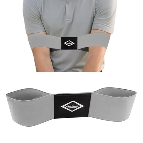 Scott Edward Grey Golf Swing Training Aid with Arm Band | Standard Large thumbnail 1
