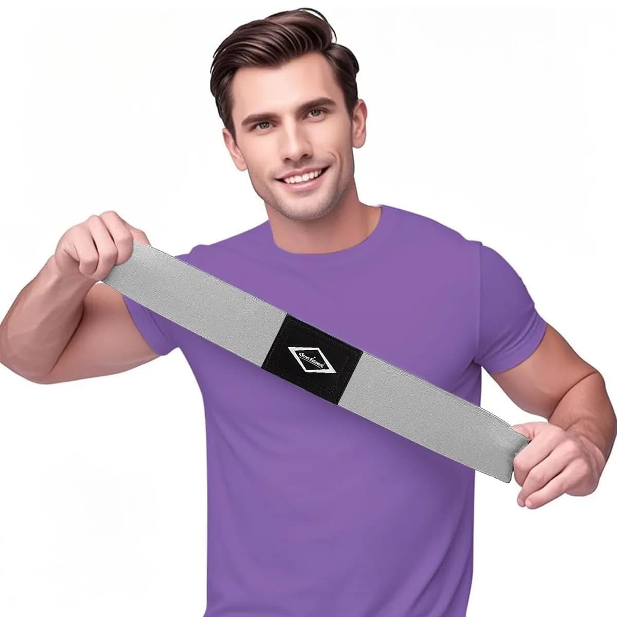 Scott Edward Grey Golf Swing Training Aid with Arm Band | Standard Large - view 2