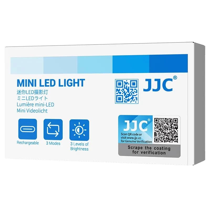 JJC Magnetic Mini LED Light for Camera & Vlog | 3 Color Modes, Rechargeable, Lightweight 15g thumbnail 10