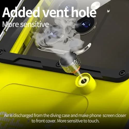YNVYFI Underwater Snorkeling Diving Phone Case for Phone 17/16/15/14/13/12Pro Max/Galaxy S26/S25/S24/S23 | 50ft/15m Waterproof Dive Case thumbnail 9
