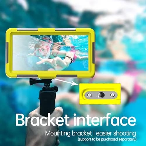 YNVYFI Underwater Snorkeling Diving Phone Case for Phone 17/16/15/14/13/12Pro Max/Galaxy S26/S25/S24/S23 | 50ft/15m Waterproof Dive Case thumbnail 3