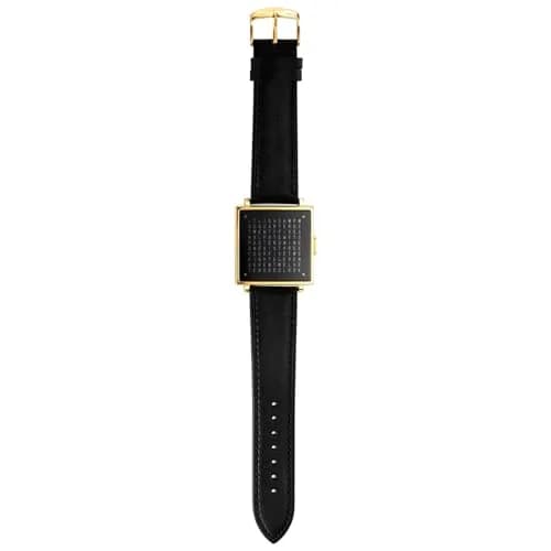 Gosasa Square Men's Luxury Watch with Leather Strap & Date Display | 36mm Case, 30M Water Resistant thumbnail 6