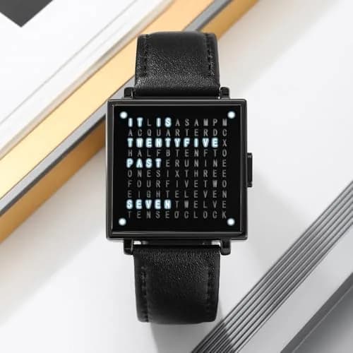 Gosasa Square Men's Luxury Watch with Leather Strap | 36mm Case, 22mm Band Width, 30M Water Resistant thumbnail 2