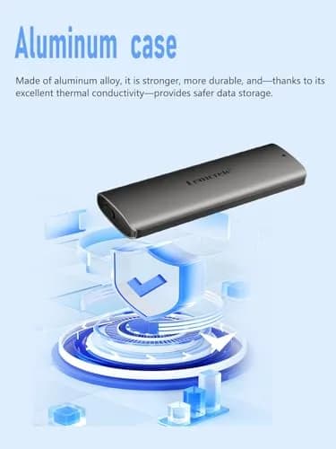Lemorele Aluminum M.2 NVMe Enclosure, USB 3.2 Gen2 10Gbps, Tool-Free, Supports PCIe M-Key NVMe SSDs, UASP Trim, 2280/2260/2242/2230, Not SATA (70-120 chars) thumbnail 4