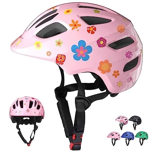 XJD Pink Flowers XX-Small Toddler & Baby Multi-Sport Helmet (44-48 cm) thumbnail 1