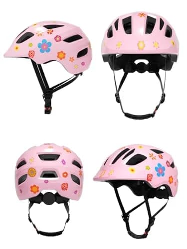 XJD Pink Flowers XX-Small Toddler & Baby Multi-Sport Helmet (44-48 cm) thumbnail 2