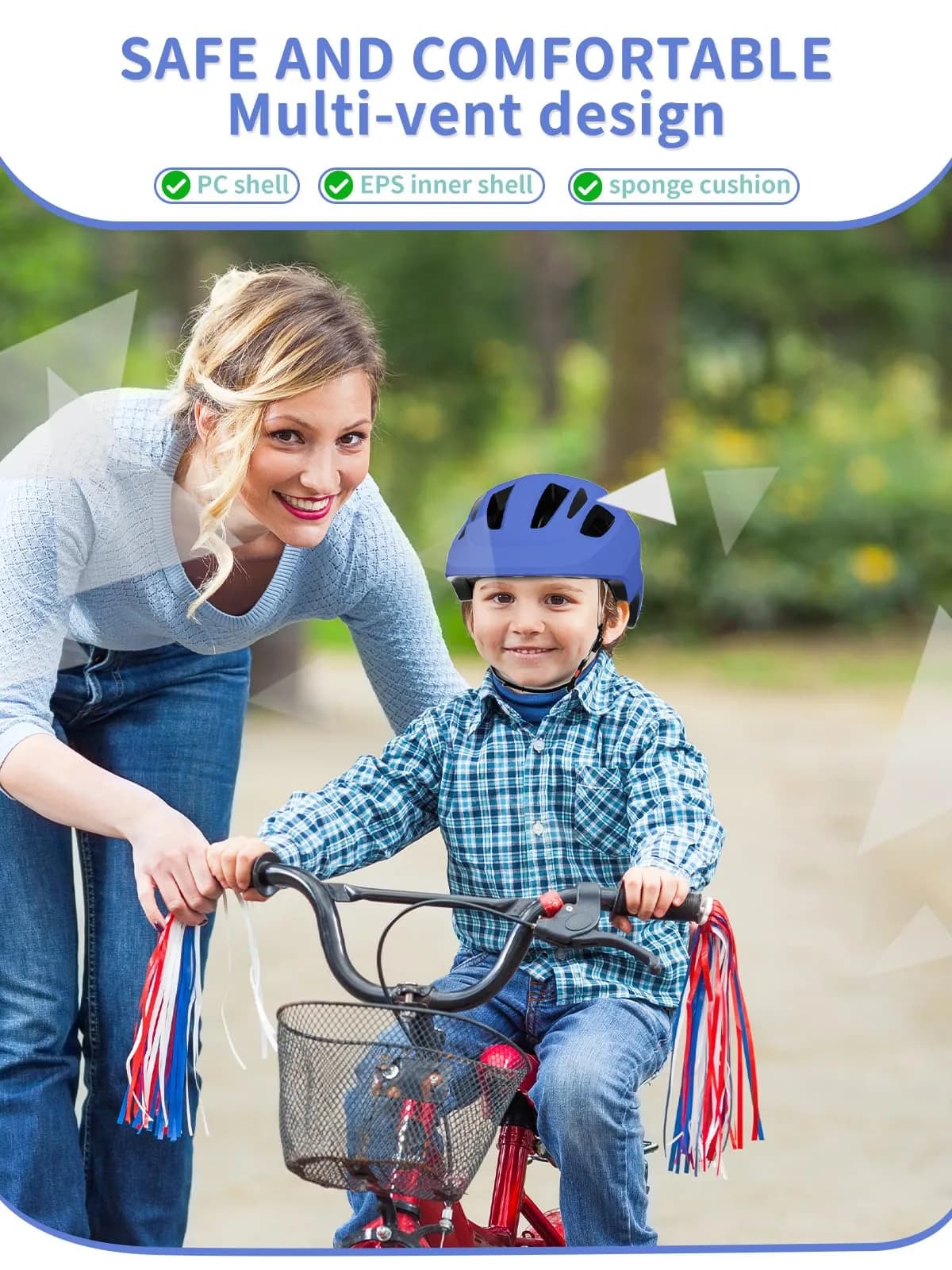 XJD XX-Small Blue Toddler Bike Helmet for Infants & Babies (44-48 cm) - view 2