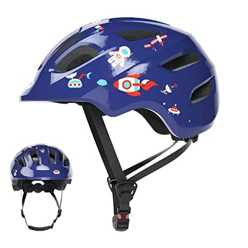 XJD Toddler Helmet Design Blue XX-Small 44-48 cm | Lightweight Multi-Sport Kids Bike Helmet with Adjustable Fit thumbnail 1