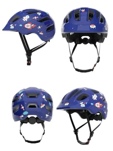XJD Toddler Helmet Design Blue XX-Small 44-48 cm | Lightweight Multi-Sport Kids Bike Helmet with Adjustable Fit thumbnail 2