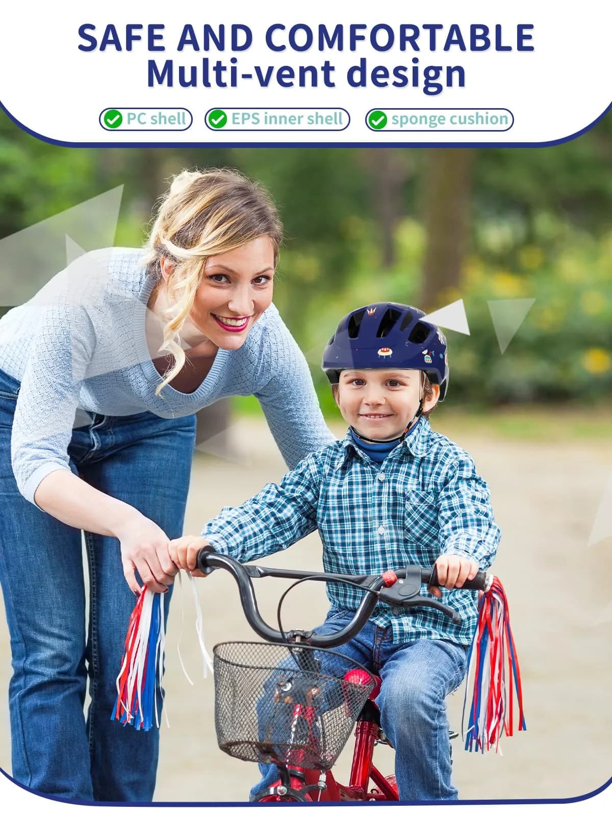 XJD Toddler Helmet - Design Blue, XX-Small (44-48 cm) for Infants & Babies - view 3