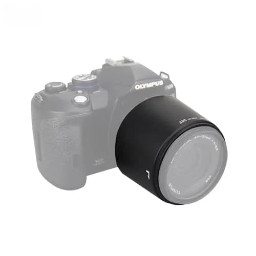 JJC Lens Hood for Olympus Zuiko ED 40-150mm, M.Zuiko ED 40-150mm & R Lens | Replaces LH-61D, Durable ABS, 58mm Filter Cap thumbnail 6