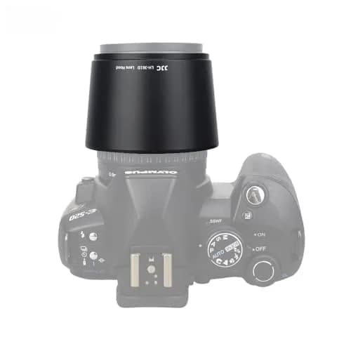 JJC Lens Hood for Olympus Zuiko ED 40-150mm, M.Zuiko ED 40-150mm & R Lens | Replaces LH-61D, Durable ABS, 58mm Filter Cap thumbnail 7
