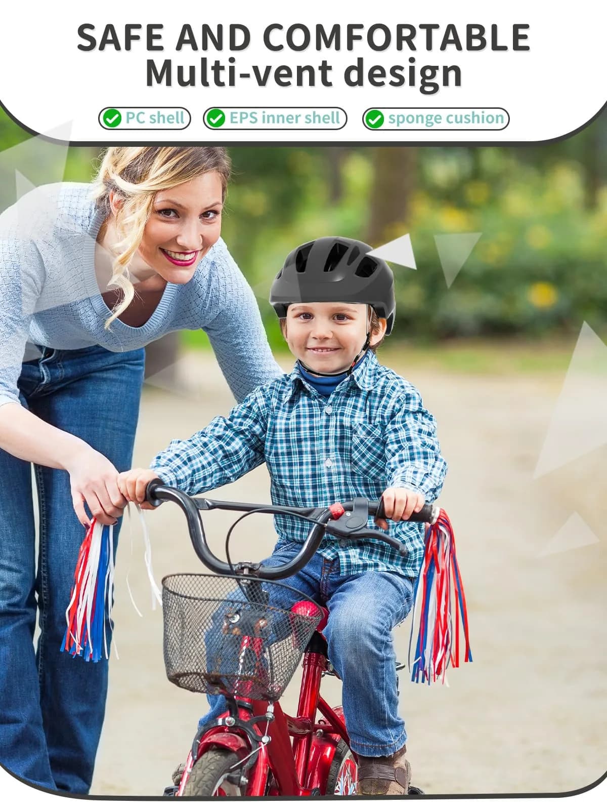 XJD Black XX-Small Toddler & Baby Multi-Sport Helmet (44-48 cm) - view 2