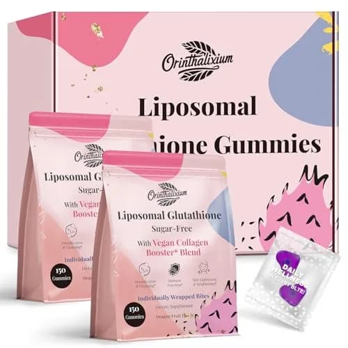 Orinthalixium Liposomal Glutathione Gummies 1000MG | Sugar-Free Skin Wellness (70-120 chars) thumbnail 1