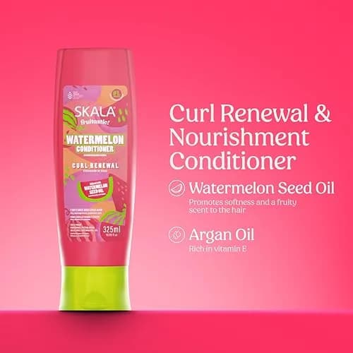 SKALA Watermelon Conditioner for Curly Hair 10.99 Fl Oz | Lightweight Brazilian Formula for Soft, Manageable Curls thumbnail 2