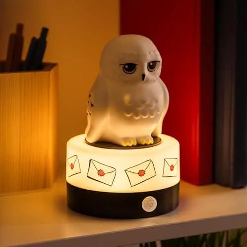 Paladone Hedwig Motion Sensor Room Guard and Night Light, Officially Licensed Harry Potter LED Lamp and Security Alarm | 15.8 cm (6.22") Tall thumbnail 4