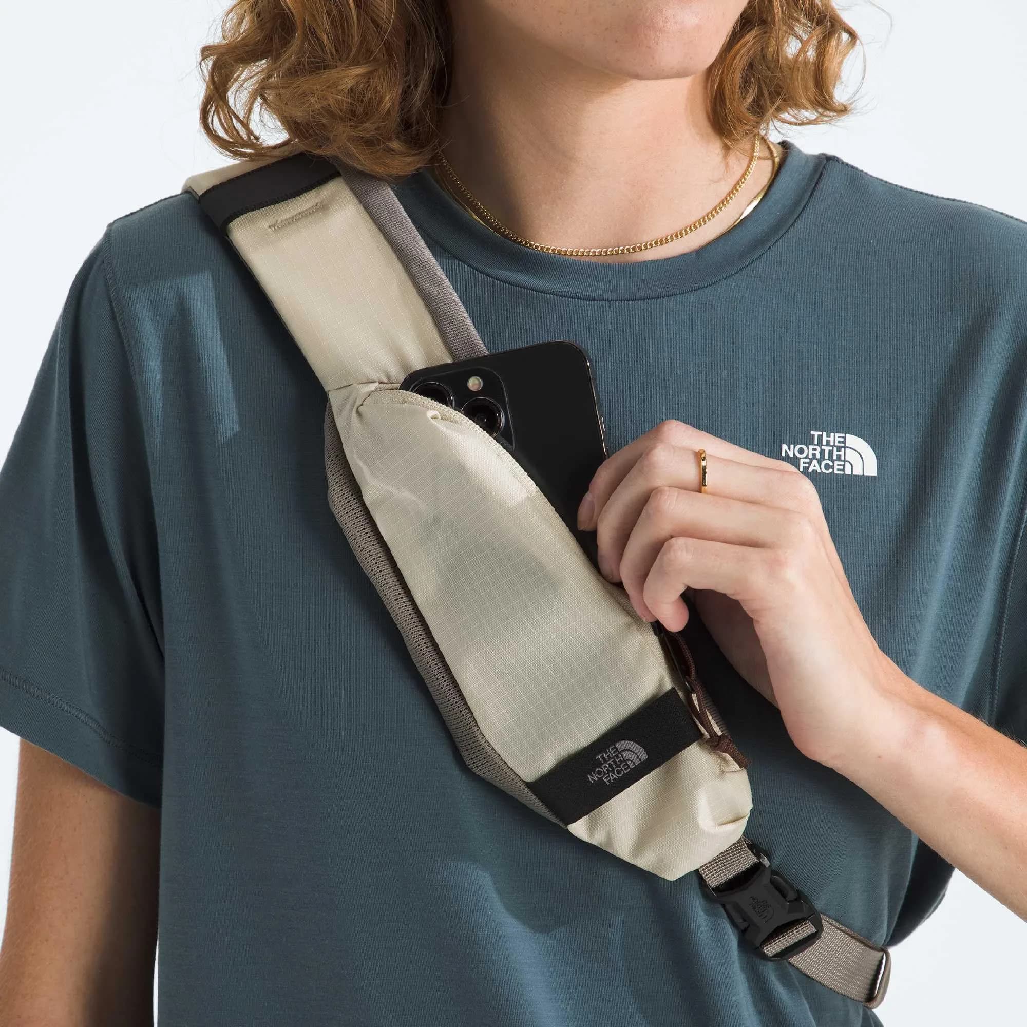 The North Face Borealis Sling Bag 6L in Desert Stone/Stone Slab/Ember Soil - One Size - view 4