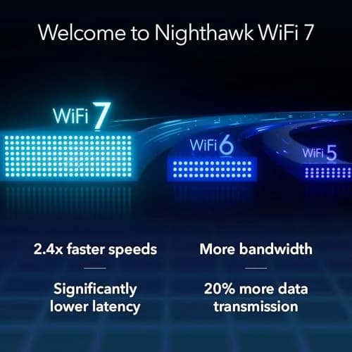 NETGEAR Nighthawk WiFi 7 USB 3.0 Adapter (A9000) – BE6500 Tri-Band Wireless Gigabit Speed (Up to 6.5 Gbps) – 6 GHz Band – Works with Any Router or Mesh System – for Windows 11 PC | WiFi 7 Adapter with Tri-Band Speed thumbnail 3