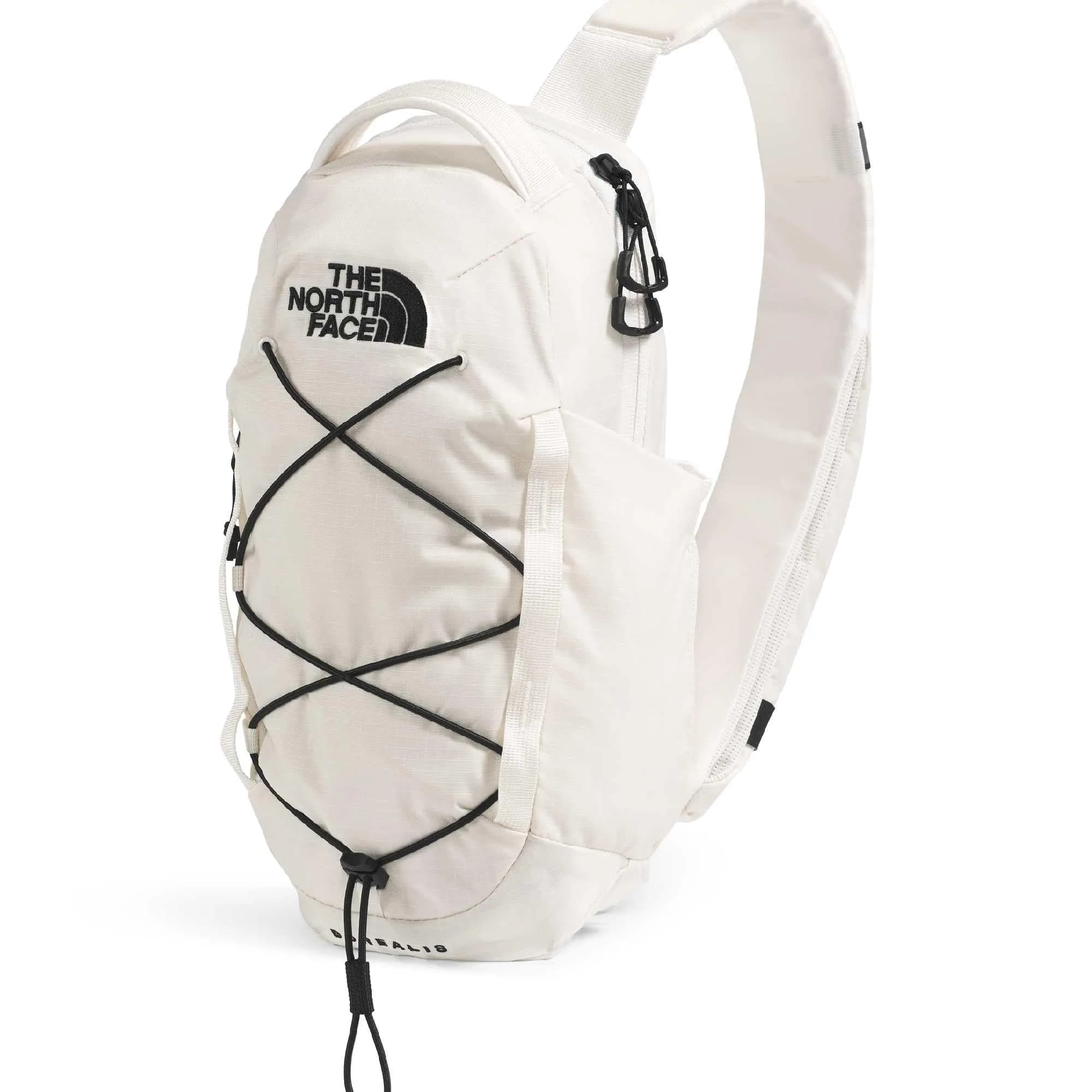 The North Face Borealis Sling Bag 6L in White Dune/Tnf Black - One Size | Padded Strap, Water-Repellent - main product image