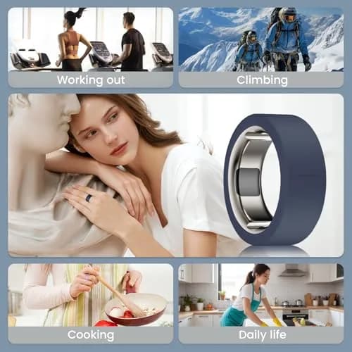 sylacor 10 Pack Ring Covers for Oura Ring Gen 4/3 & RingConn (S/M Sizes) | Elastic Silicone Protector thumbnail 6