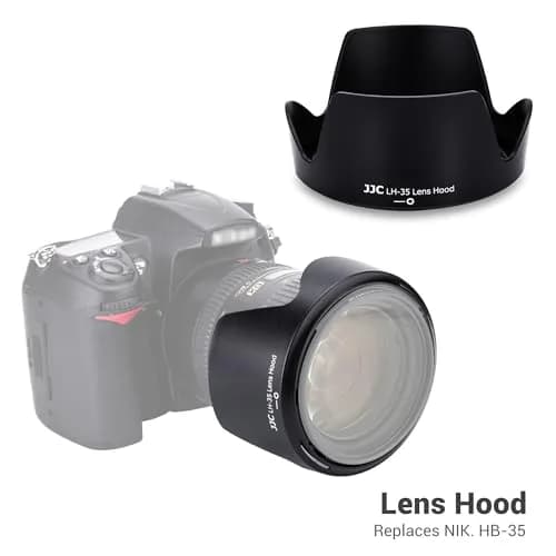 JJC HB-35 Lens Hood Reversible Lens Shade Cover for Nikon NIKKOR AF-S DX 18-200mm f/3.5-5.6G ED VR II | Protects & Reduces Stray Light thumbnail 8
