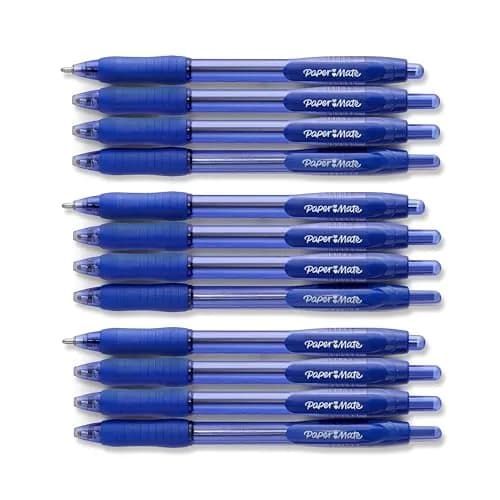 Paper Mate Profile Retractable Ballpoint Pens, Bold 1.4mm, Blue, 12 Count (144 Pens Total) | Smooth Ink Flow Writing Instrument thumbnail 8
