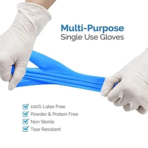 Intco Vinyl Gloves Medium | Powder-Free, Latex-Free Exam Gloves for Medical & Food Use thumbnail 6