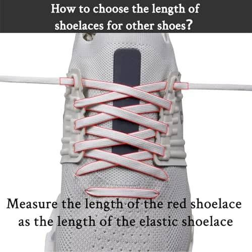 Endoto Dark Gray Elastic Shoelaces for ON Cloudtilt Shoes, 61cm (24 Inch) | No-Tie Secure Fit thumbnail 6