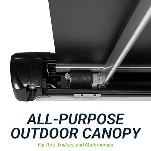 Velarium 12' RV Vinyl Canopy Blue Fade | Heavy-Duty 13.5oz 3-Ply, Cold & Crack-Resistant (Fabric Size 11' 2) thumbnail 4