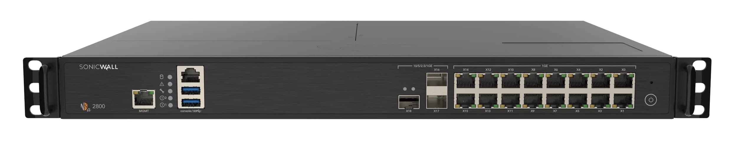 SonicWall NSA 2800 8 Gbps Firewall High Availability Unit NGFW | Enterprise Threat Prevention — Information Not Available