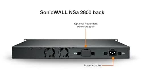 SonicWall NSA 2800 8 Gbps Firewall High Availability Unit NGFW | Enterprise Threat Prevention thumbnail 7