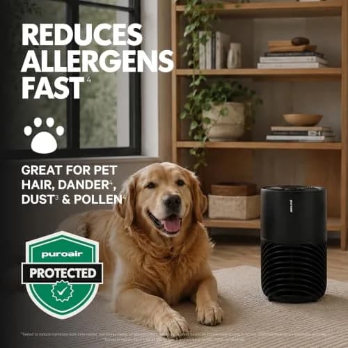 PuroAir 130i Smart HEPA Air Purifier for Bedroom & Home | 750 sq ft Coverage, Wi-Fi Control, Quiet 22dB thumbnail 5