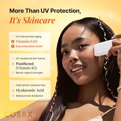COSRX Airy-Light Clear Sunscreen Stick SPF 50 0.67 oz | Broad Spectrum UV Protection, Matte Finish, No White Cast thumbnail 3