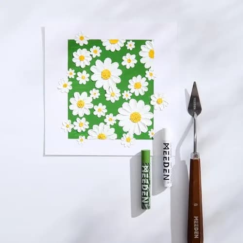 MEEDEN Soft White Oil Pastels 6 Pcs (6 Count) | Versatile Base Color for Artists & Beginners thumbnail 7