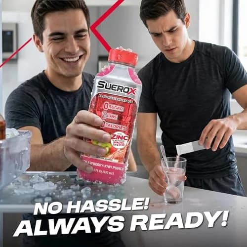 SueroX Sugar Free Electrolyte Drink, Grape Boost | Zero Sugar Hydration for Active Adults thumbnail 5