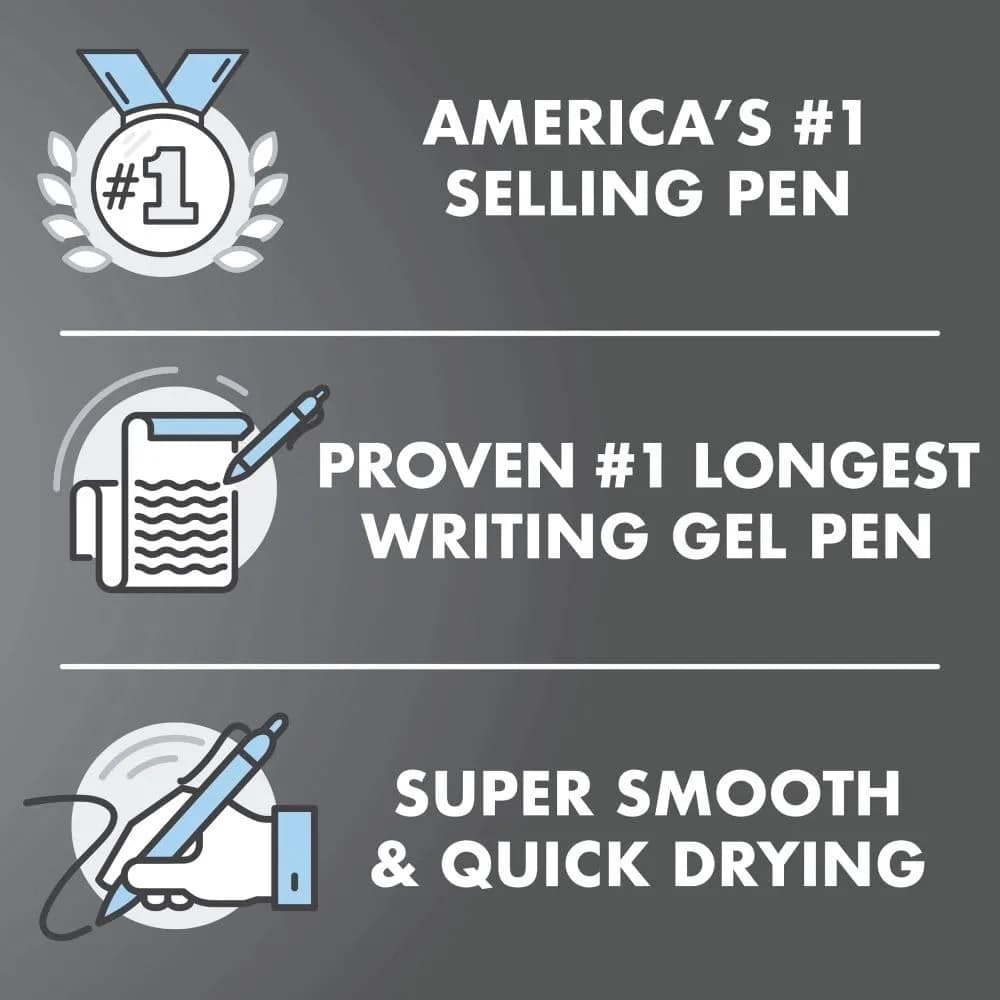 PILOT G2 Gel Roller Pens, Fine Point 0.7 mm, Navy Ink, 12 Count | Smooth Ink Flow for Office & School - view 5