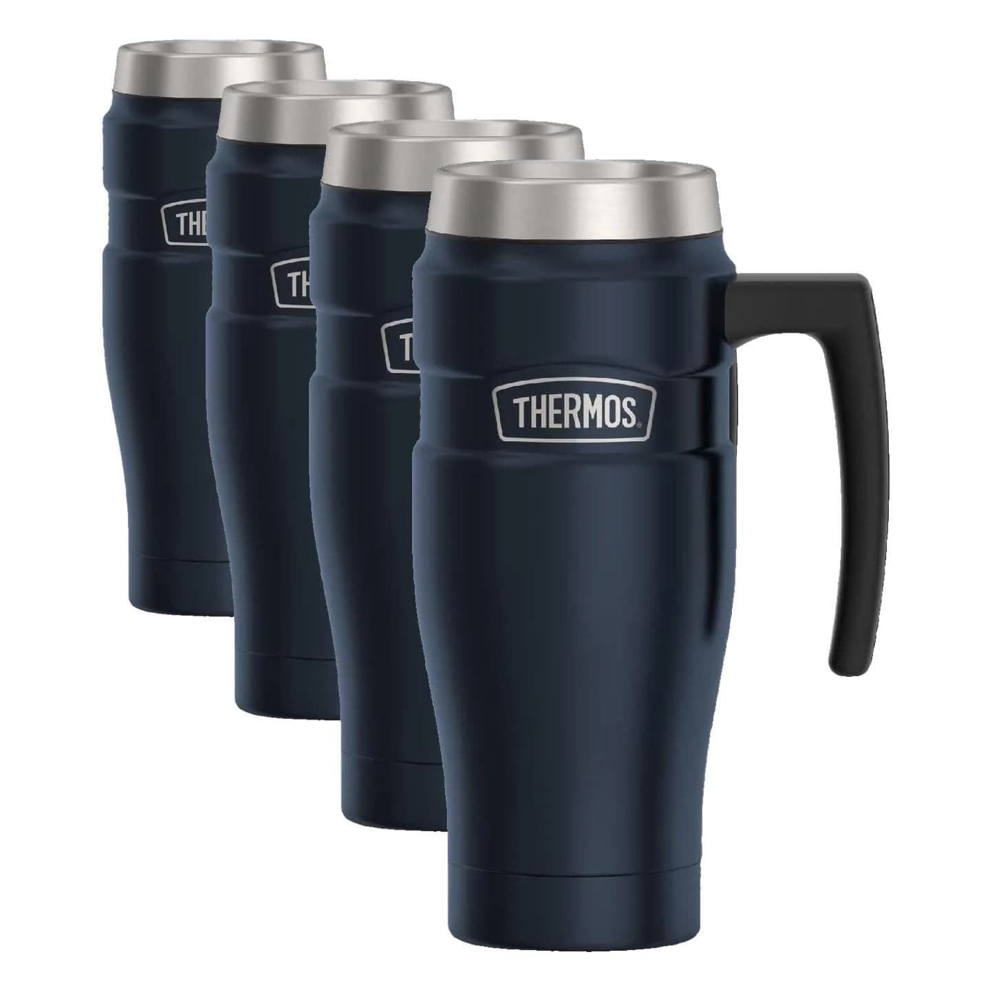 THERMOS Stainless King 16oz Midnight Blue Travel Tumbler - 4 Pack - main product image
