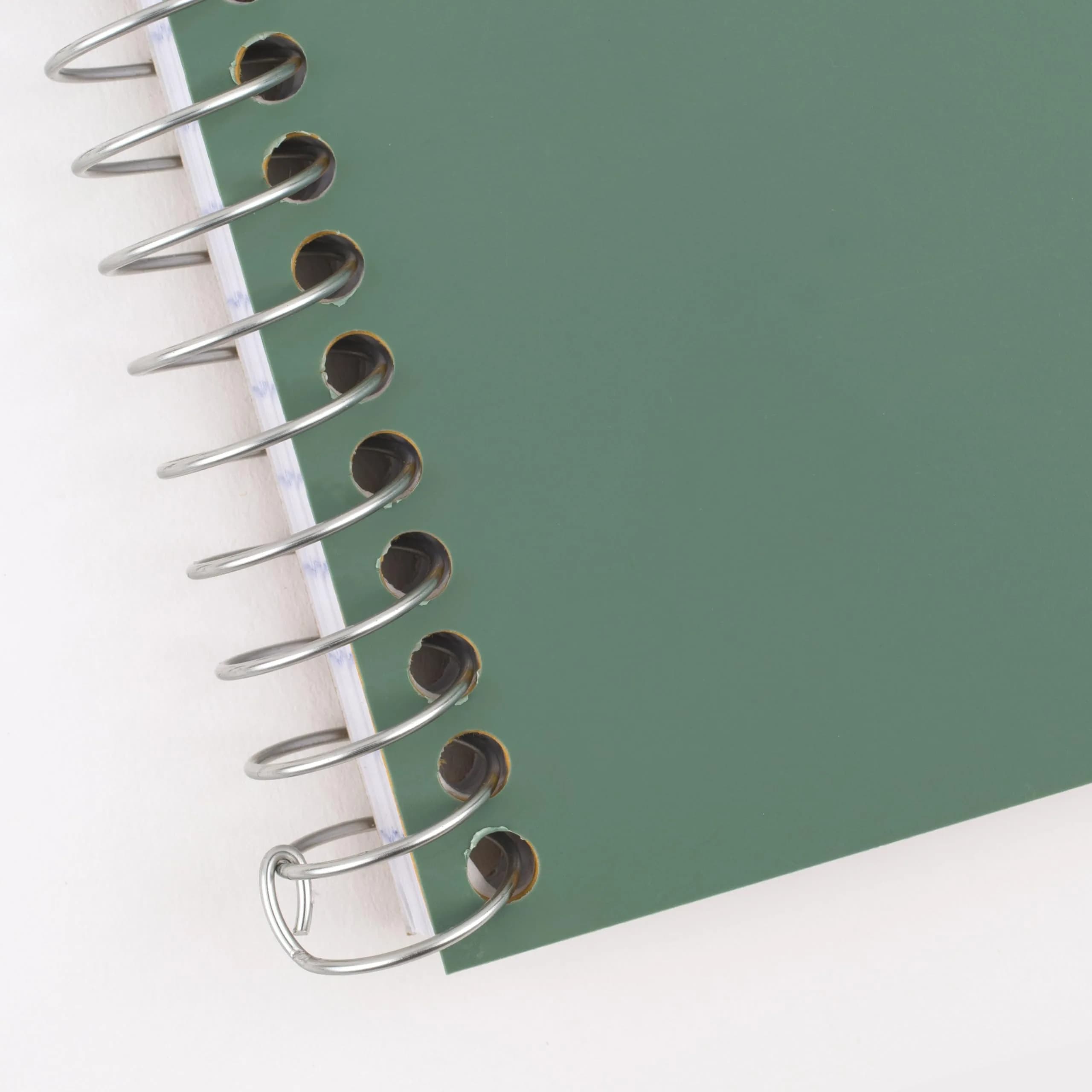 Five Star Spiral Notebook 2 Subject 6" x 9-1/2" 80 Sheets | Water Resistant Cover Seaglass Green (Pack of 12) - view 5