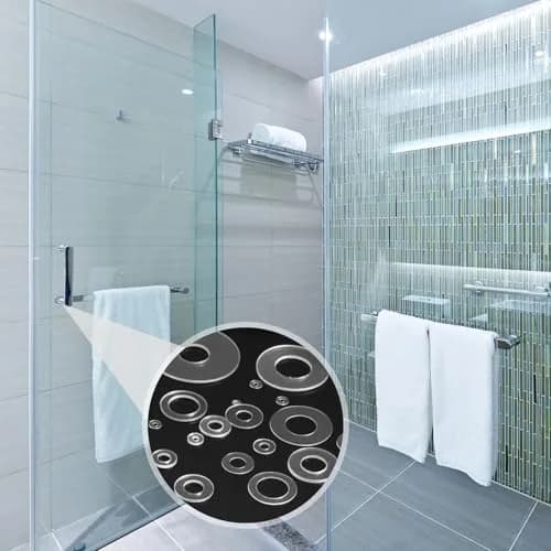 HARFINGTON M1.7 PVC Flat Washers 300pcs 1.7mm ID 5mm OD 0.3mm Thick | Sealing Gasket Ring Spacer Metric Round Washers thumbnail 5