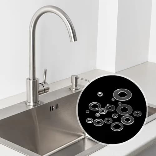 HARFINGTON M12 PVC Flat Washers 150pcs 12mm ID x 20mm OD x 1mm Thick | Sealing Gasket for Plumbing & Doors thumbnail 6
